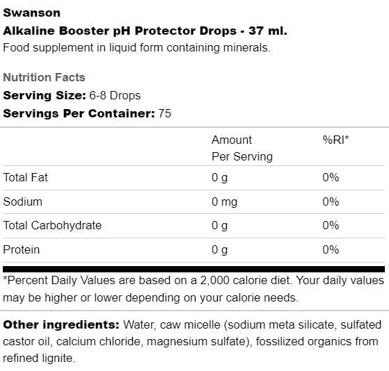 Alkaline Booster pH Protector Drops 37 ml