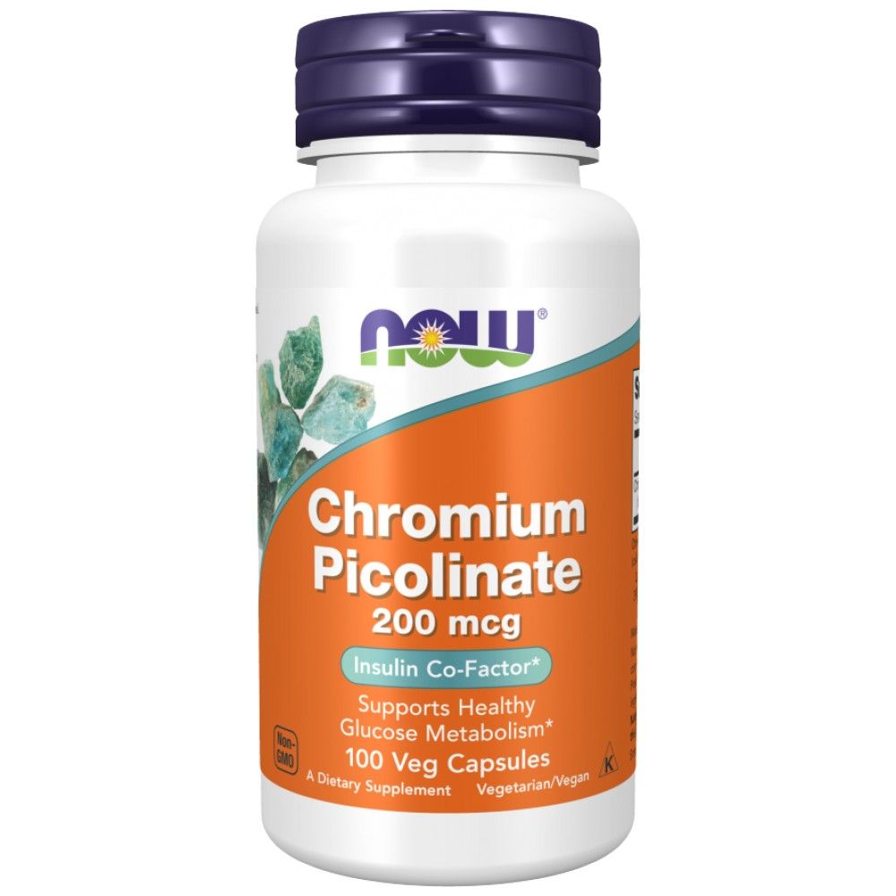 Chromium Picolinate 200 mcg - 100 капсули