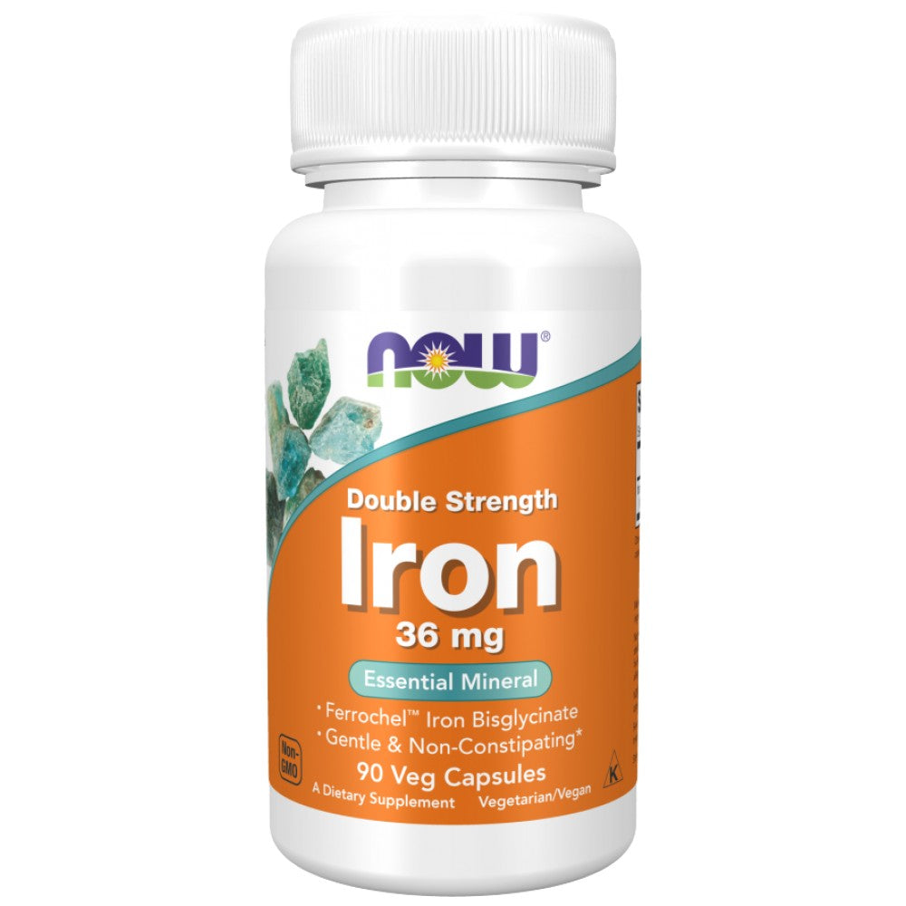 Iron 36 mg / Double Strength / Ferrochel Iron Bisglycinate - 90 капсули