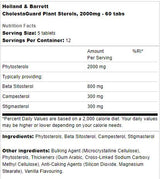 CholestaGuard Plant Sterols 2000 mg | Cholesterol Support - 60 Таблетки