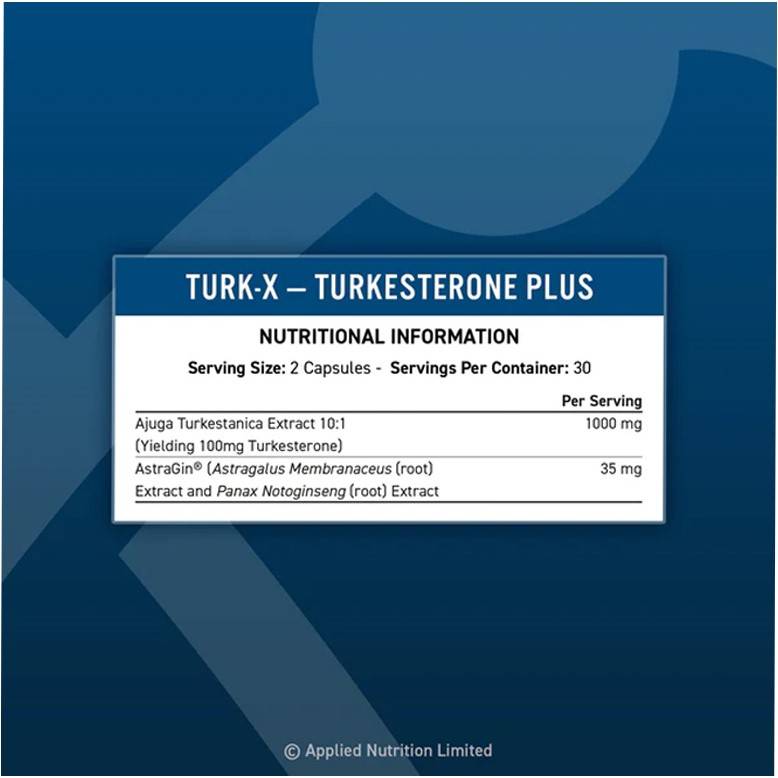 Turk-X | Turkesterone 500 mg - 60 капсули