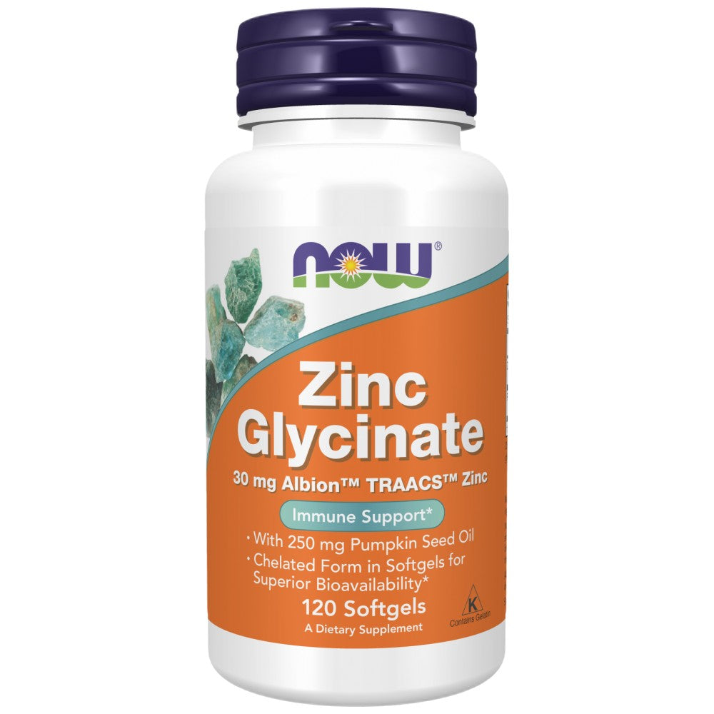 Zinc Glycinate 30mg. / 120 Softgels - 0