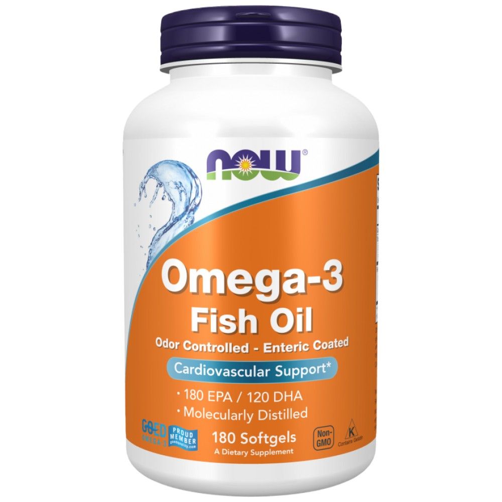 Omega-3 Enteric Coated - 180 Гел капсули