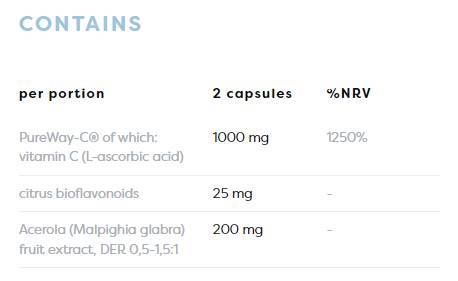 Active C 1000 mg | PureWay-C® with Citrus Bioflavonoids & Acerola - 120 капсули