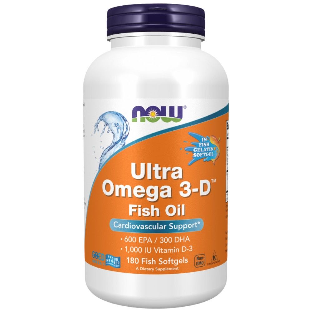 Ultra Omega 3-D with Vitamin D-3 - 90 Гел капсули