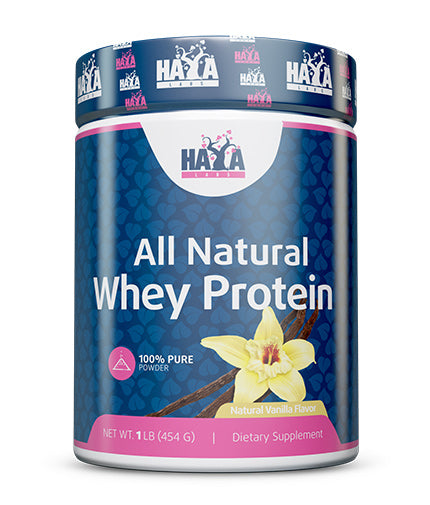 100% Pure All Natural Whey Protein / Vanilla - 0.454 kg