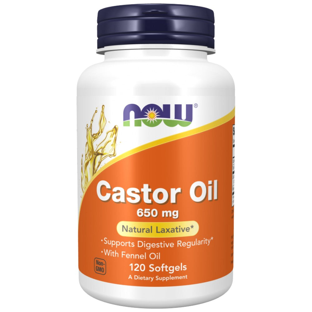 Castor Oil 650 mg - 120 Гел капсули