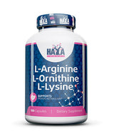 L-Arginine / L-Ornithine / L-Lysine / 100 Caps.