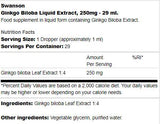 Ginkgo Biloba Liquid Extract 250 mg - 29 мл