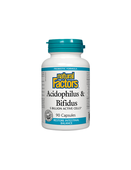 Acidophilus & Bifidus | 5 Billion Active Cells - 90 капсули - Feel You