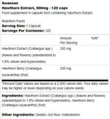 Hawthorn Extract 500 mg 120 κάψουλες