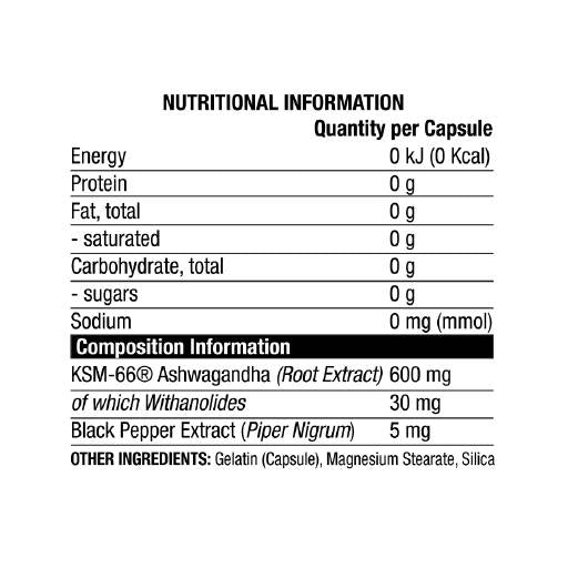 KSM 66 Ashwagandha 600 mg - 120 капсули