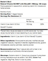 BEST Natural Vitamin K2 MK-7 100 mcg - 60 капсули