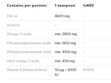 Super Omega Liquid + D3 2900 mg - 250 мл