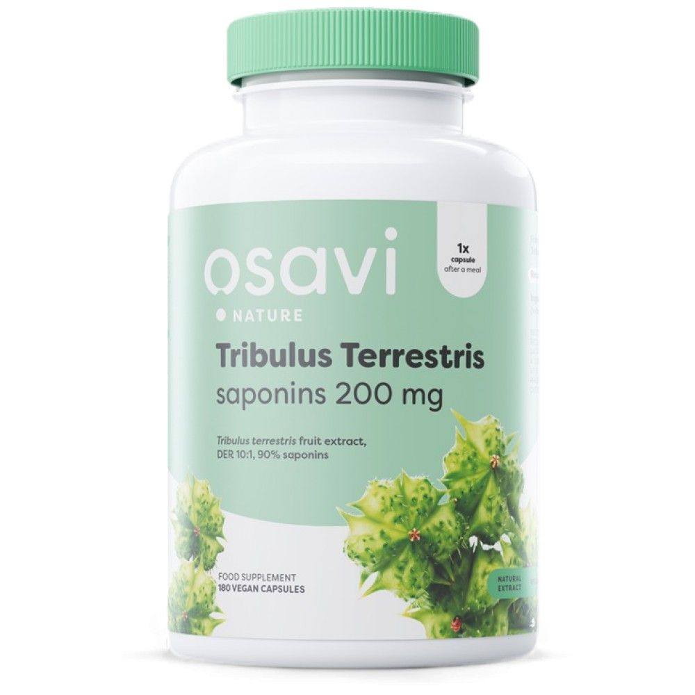 Tribulus Terrestris 90% | 200 mg Saponins - 120 капсули