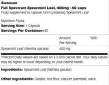 Full Spectrum Spearmint Leaf 400 mg 60 κάψουλες