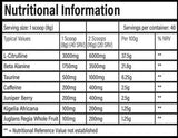 DNFM | Mega Stim Pre-Workout - 320 γραμμάρια