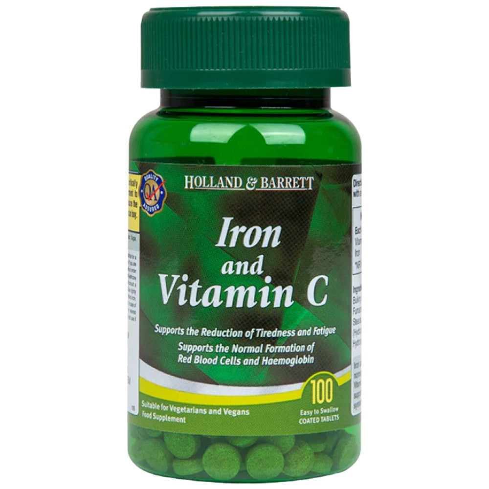 Iron 14 mg & Vitamin C 60 mg - 100 Таблетки