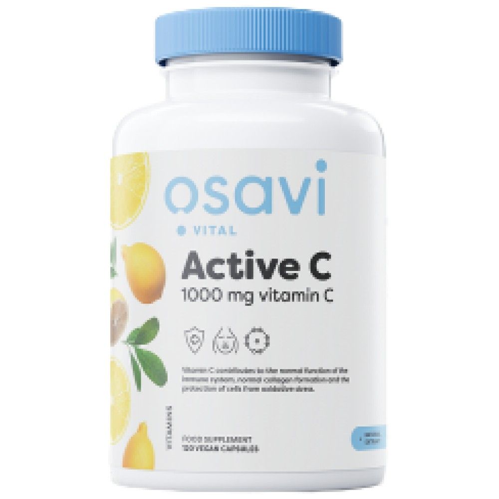 Active C 1000 mg | PureWay-C® with Citrus Bioflavonoids & Acerola - 120 капсули