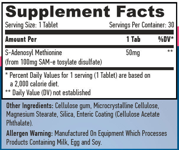 SAMe 50mg / 30tabs.