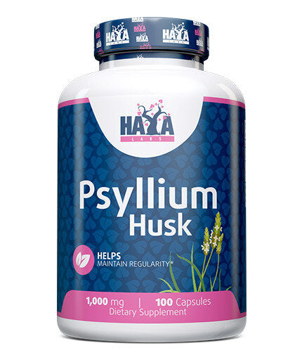 Psyllium Husk 1000 mg. / 100 Caps. HAYA LABS