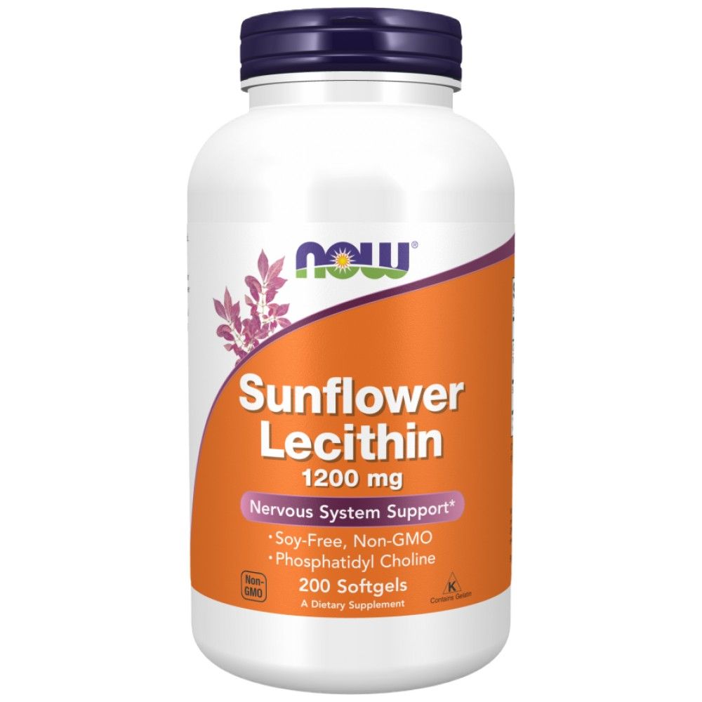 Sunflower Lecithin 1200 mg - 200 Гел капсули