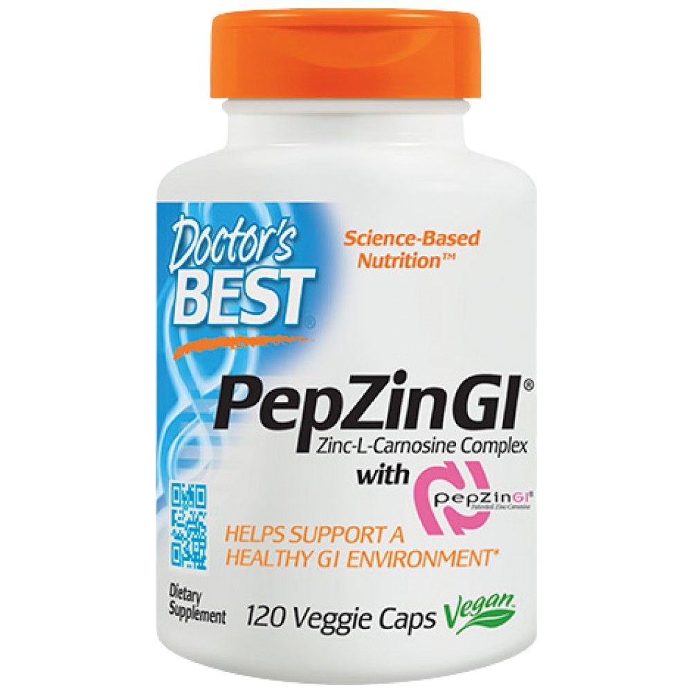 PepZinGI® | Zinc Carnosine Complex - 120 капсули