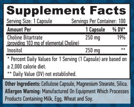 Choline & Inositol / 100 Vcaps