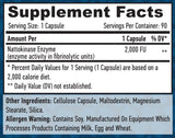 Nattokinase 2000FU / 90 Vcaps.