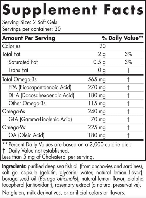 Complete Omega 565 mg - 180 Гел капсули