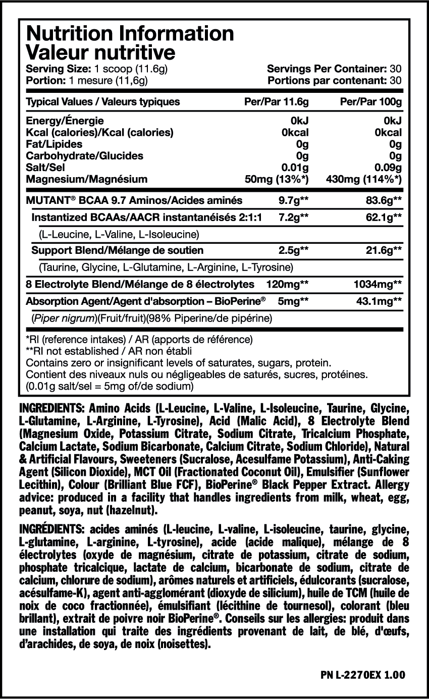 BCAA 9.7 / 30 Serv. - 0.348