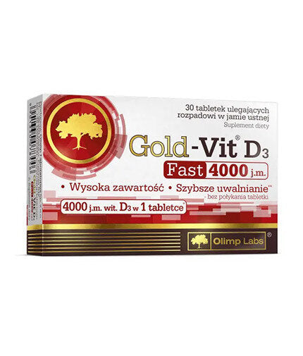 Gold-Vit D3 FAST 4000 IU  30 Tabs OLIMP