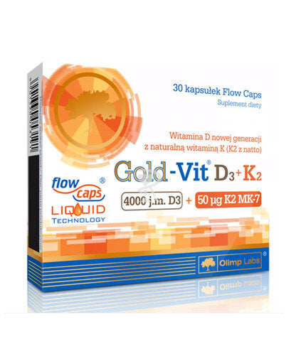 Gold-Vit D3 4000 UI+K2 50mcg 30 capsule OLIMP