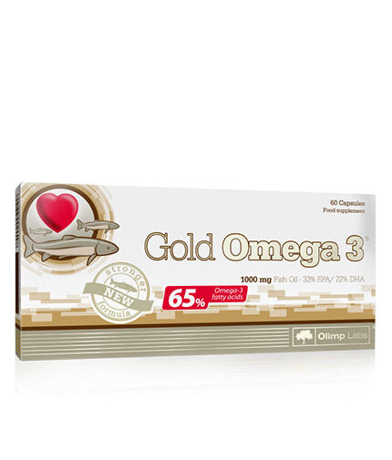 Gold Omega 3 65%  60 Caps. OLIMP