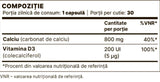 Calcium 800 mg + Vitamin D3 200 IU 30 капсули