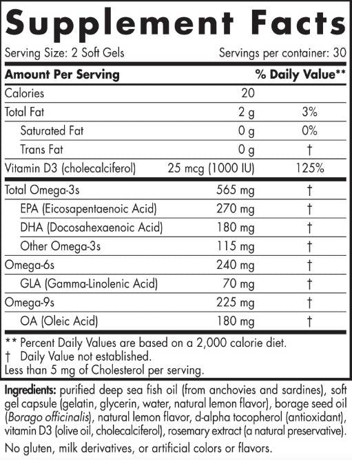 Complete Omega-D3 565 mg - 60 Гел капсули