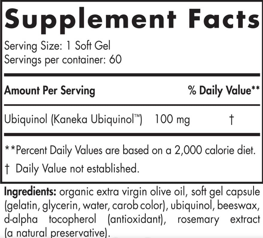 Nordic CoQ10 Ubiquinol 100 mg - 60 Гел капсули