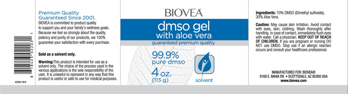 DMSO Gel cu Aloe Vera / 118 ml - 0