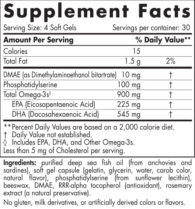 Omega Focus Junior - 120 capsule de gel