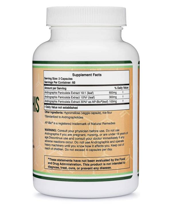 Adrographis with AP-Bio® 1000 mg - 120 капсули