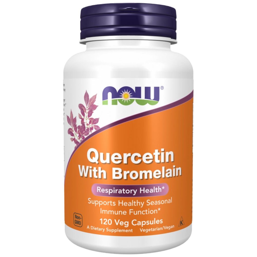 Quercetin with Bromelain - 60 капсули