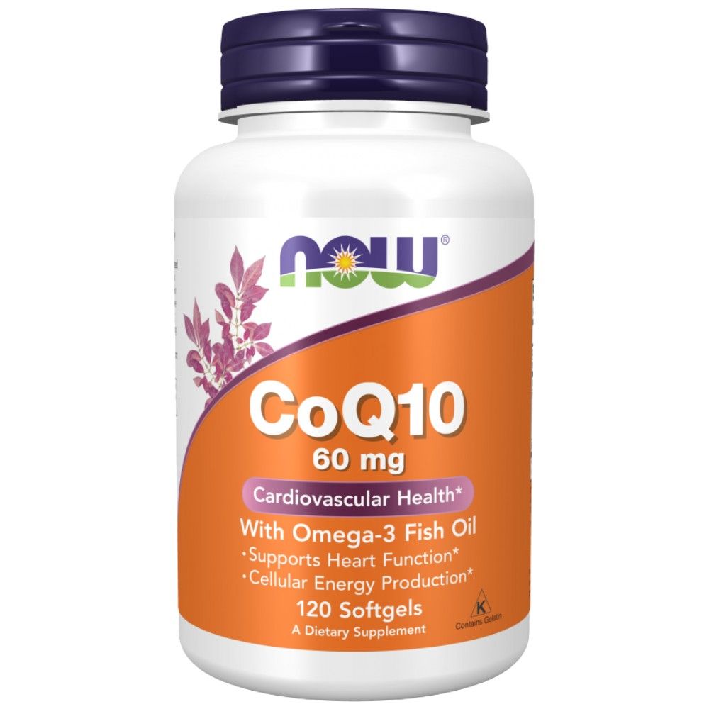 CoQ10 60 mg + Omega 3 - 120 Гел капсули