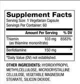 Benfotiamine 150 mg / 60 Caps