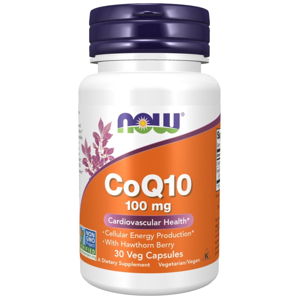 CoQ10 100 mg | with Hawthorn Berry - 30 капсули