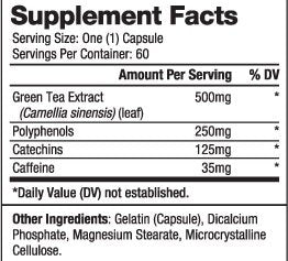 Ceai verde 500 mg / 60 capsule - 0