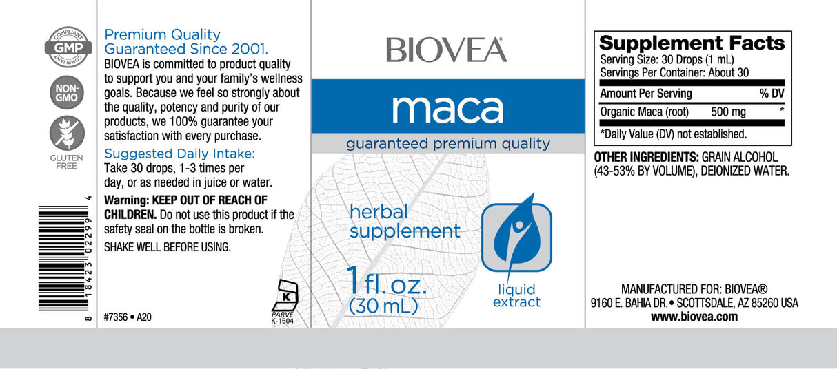 Maca Liquid Drops / 30 ml