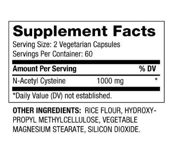 N-Acetyl Cysteine 500 mg / 120 Caps