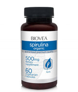 Spirulina Organic 500 mg / 60 Caps