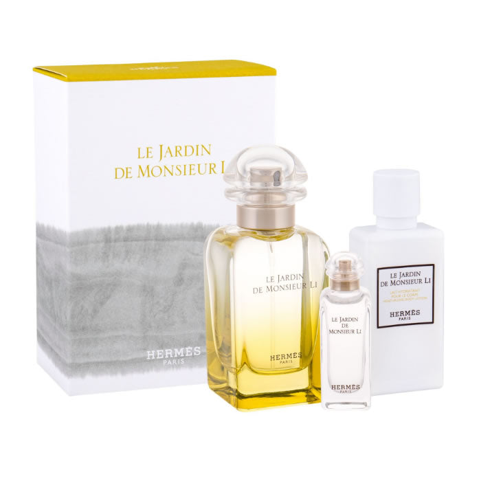 Hermès Le Jardin De Monsieur Li Eau De Toilette Spray 50ml Set 3 Pieces