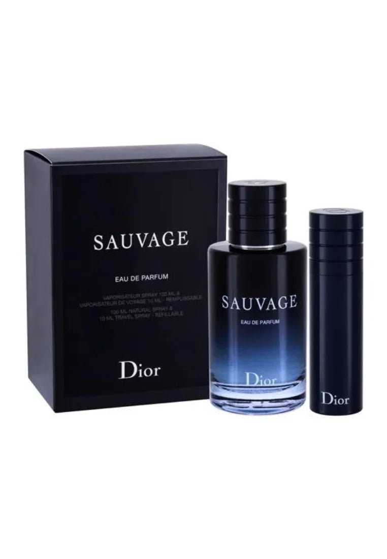 Мъжки Подаръчен комплект Dior Sauvage EDP 100 ml + EDP 10 ml